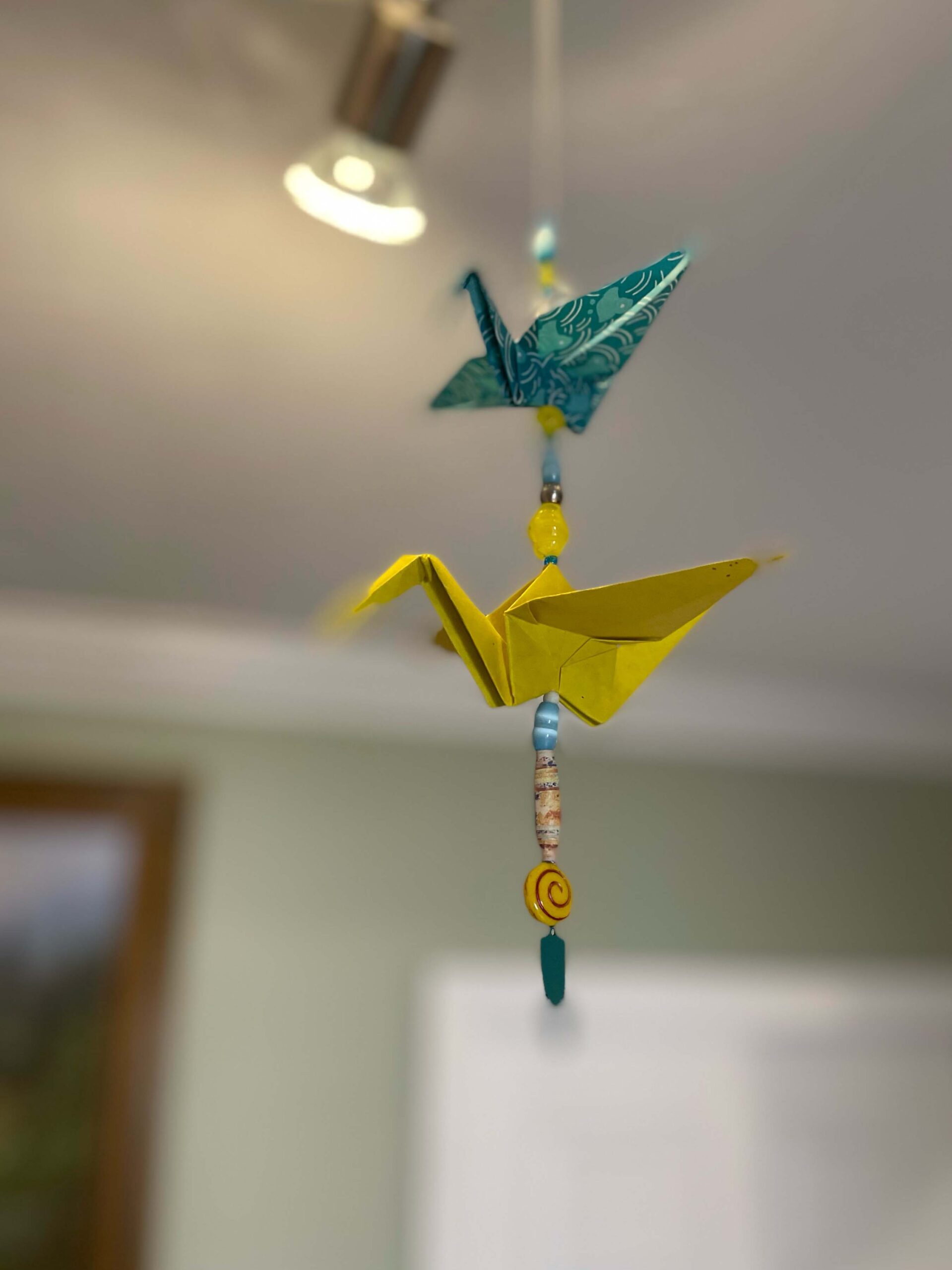 Origami crane mobile | San Luis Valley Therapeutic Massage LLC supports your journey of healing